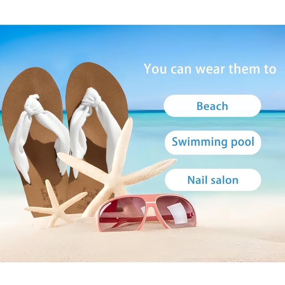 Flip Flops Women Arch Support Yoga Mat‎ Comfort Summer Beach Walking Thong 9.5 - Picture 8 of 8